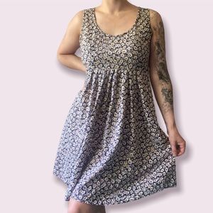 Vintage 90s Cottagecore Sunflower Babydoll Mini Dress All That Jazz 11/12